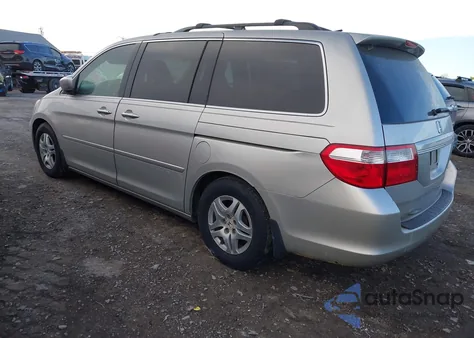 2005 Honda Odyssey Ex-L из США, поврежденный, VIN 5FNRL38755B132519
